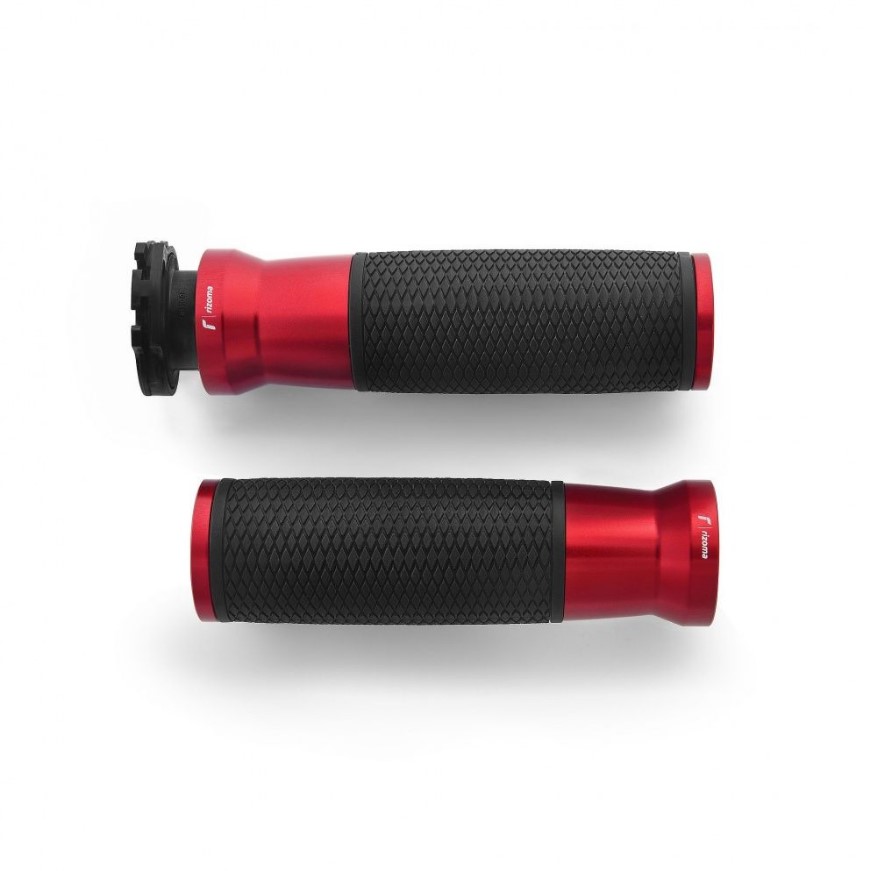 Rizoma Urlo Ride-by-Wire Grips for 22mm (7/8'') Bars - Red